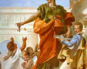 乔瓦尼 巴蒂斯塔 提埃波罗 : Generosity Bestowing her Gifts